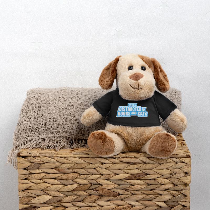 Easily Distracted By Books And Cats Cat Book MiniFeet® Dog Helge