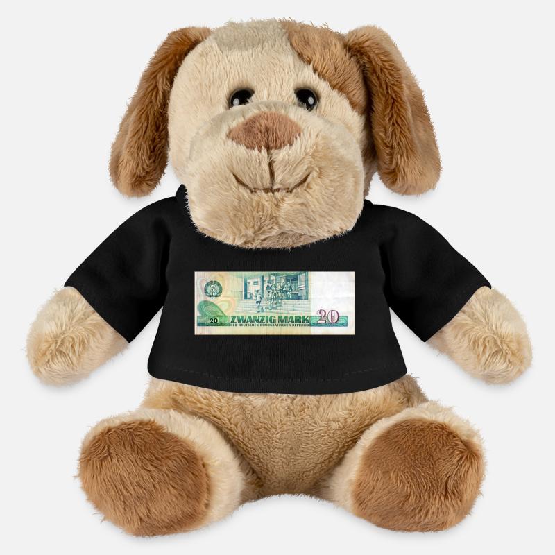 20 mark der ddr - MiniFeet® Hund Helge - Schwarz