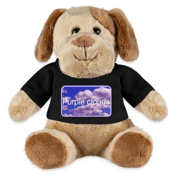 Purple clouds - MiniFeet® Hund Helge - Schwarz - Vorne
