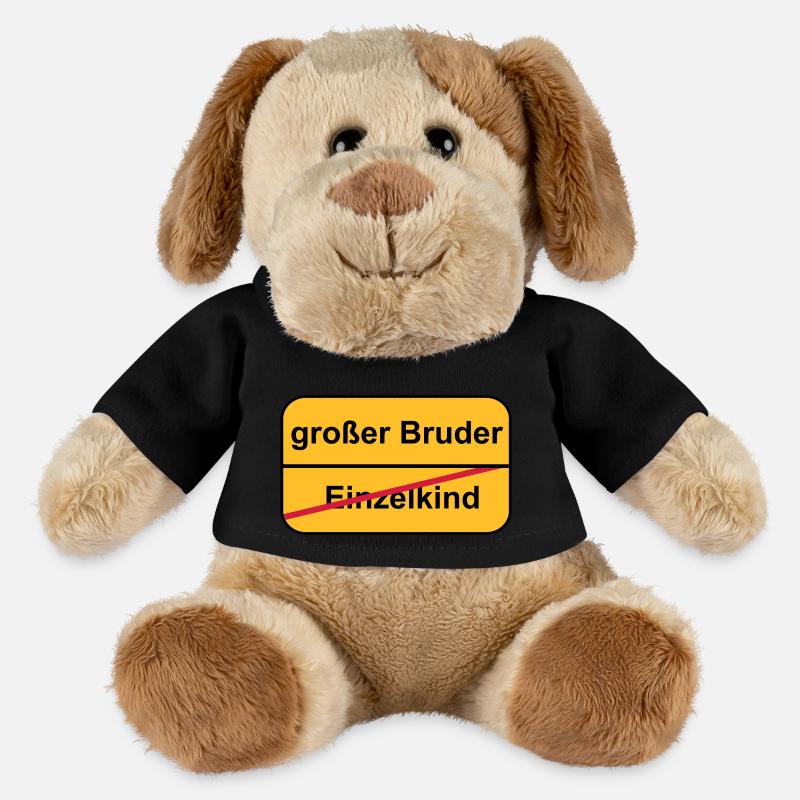 großer Bruder - MiniFeet® Hund Helge - Schwarz