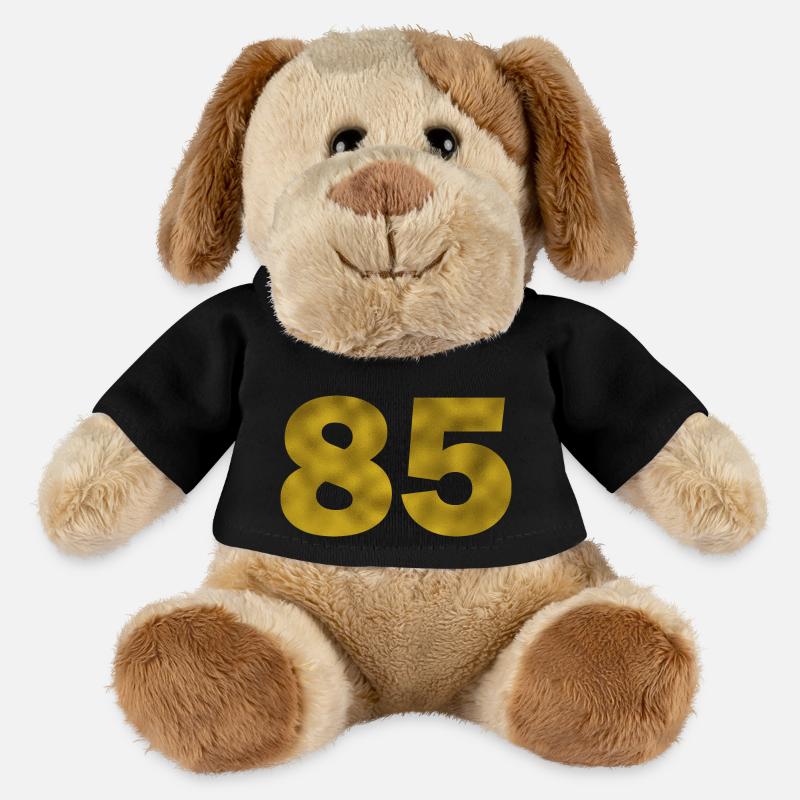 Birthday 85 years - MiniFeet® Dog Helge - black