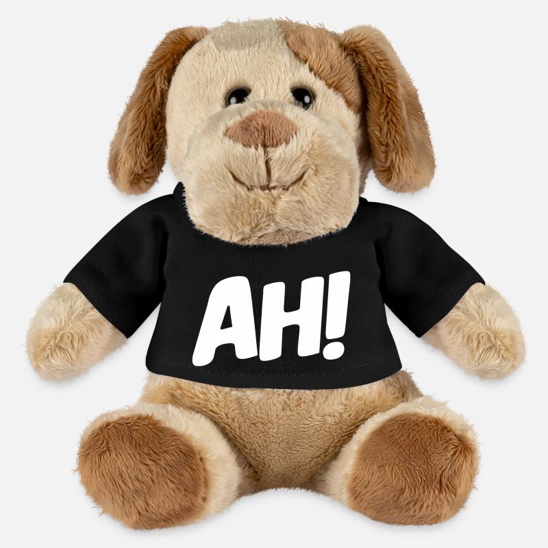 AH! - Chien en peluche Helge MiniFeet® - noir