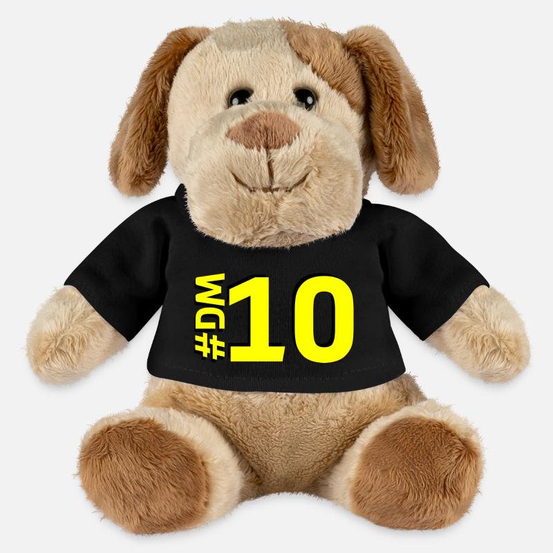 DM10 - Chien en peluche Helge MiniFeet® - noir