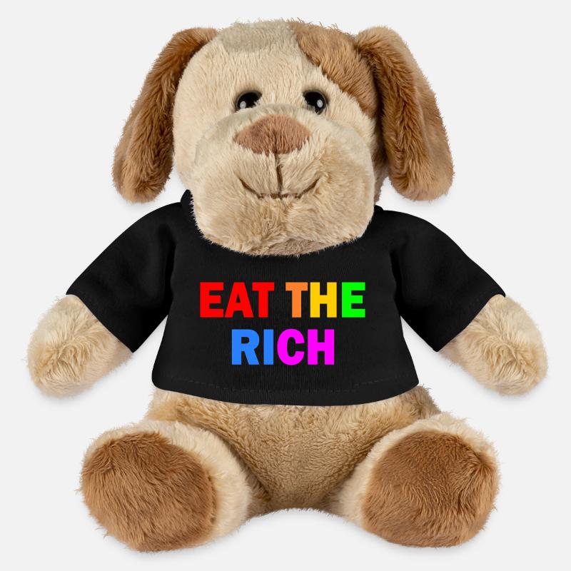 Eat the rich - MiniFeet® Dog Helge - black