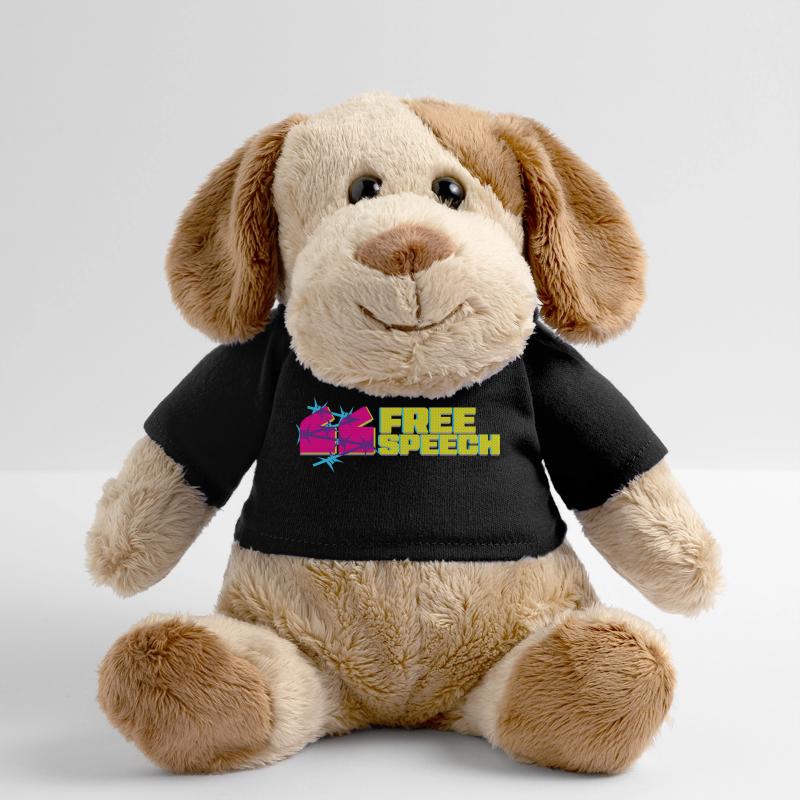 Vibrant graffiti liberté d’expression t-Shirt design Chien en peluche Helge MiniFeet®
