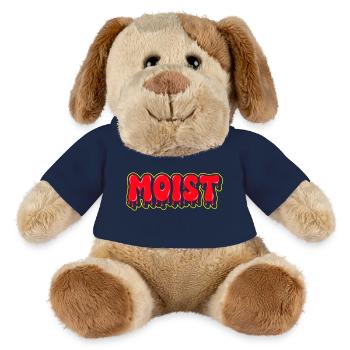 Moist Fat Font Wordmark - MiniFeet® Dog Helge - french navy - Front