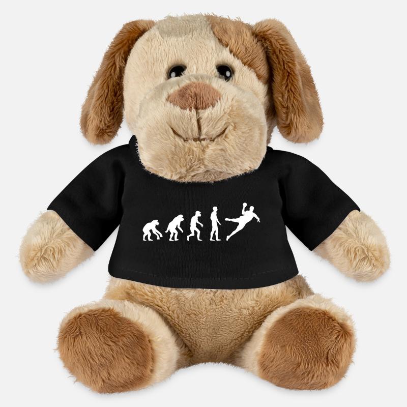 Icône des amis fans de l’équipe de handball Evolution - Chien en peluche Helge MiniFeet® - noir