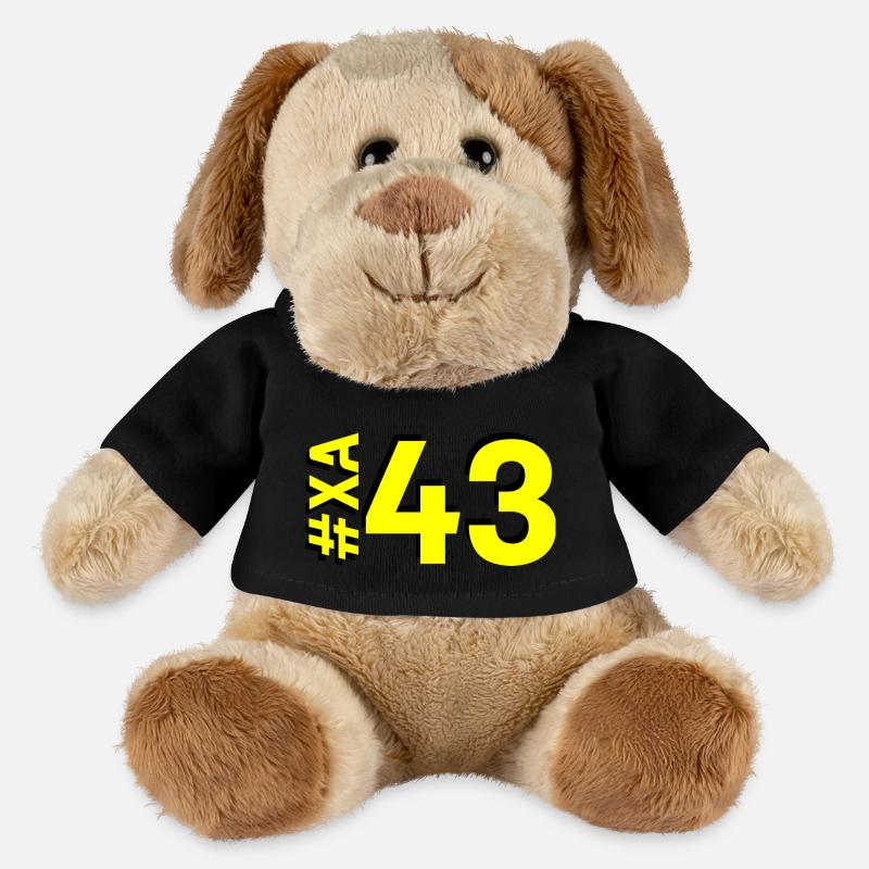 XA43 - Chien en peluche Helge MiniFeet® - noir