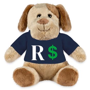 Buchstabe r Dollar - MiniFeet® Hund Helge - French Navy - Vorne