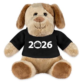 Koch 2026, Chef 2026, Gastronom 2026 - MiniFeet® Hund Helge - Schwarz - Vorne
