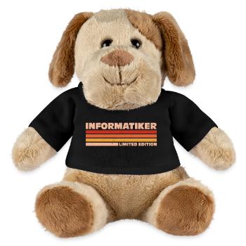Computer Scientist Computer Science - MiniFeet® Dog Helge - black - Front