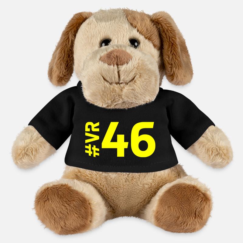 VR46 - Chien en peluche Helge MiniFeet® - noir