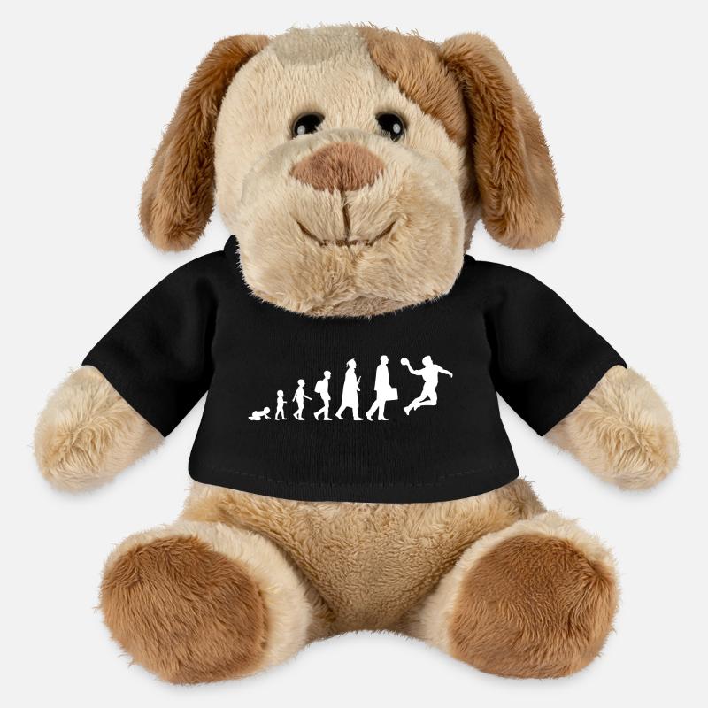 Evolution Handball - Chien en peluche Helge MiniFeet® - noir