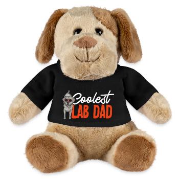 Silver Labrador Retriever Silver Lab - MiniFeet® Dog Helge - black - Front