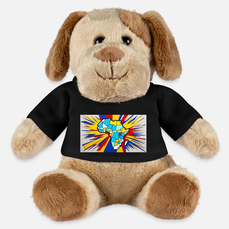 Couleur d Afrique - Chien en peluche Helge MiniFeet® - noir