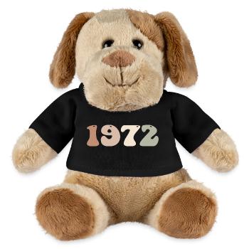 1972 - Chien en peluche Helge MiniFeet® - noir - Devant
