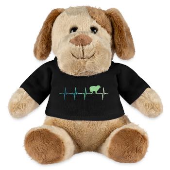 Sheep heartbeat Sheep Sheep - MiniFeet® Dog Helge - black - Front