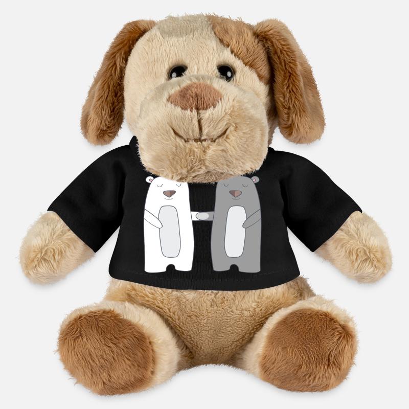 Ours - Chien en peluche Helge MiniFeet® - noir