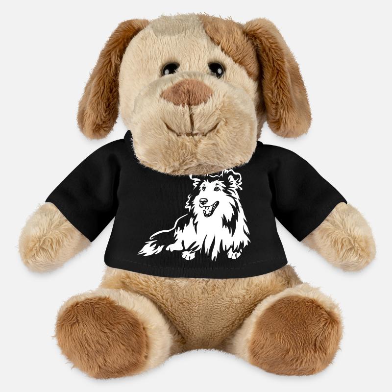 Sheltie "Black Edition" - MiniFeet® Hund Helge - Schwarz