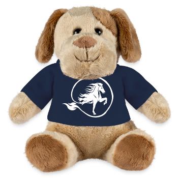 Islandpferd Flammen Tölt Feuerpferd - MiniFeet® Hund Helge - French Navy - Vorne