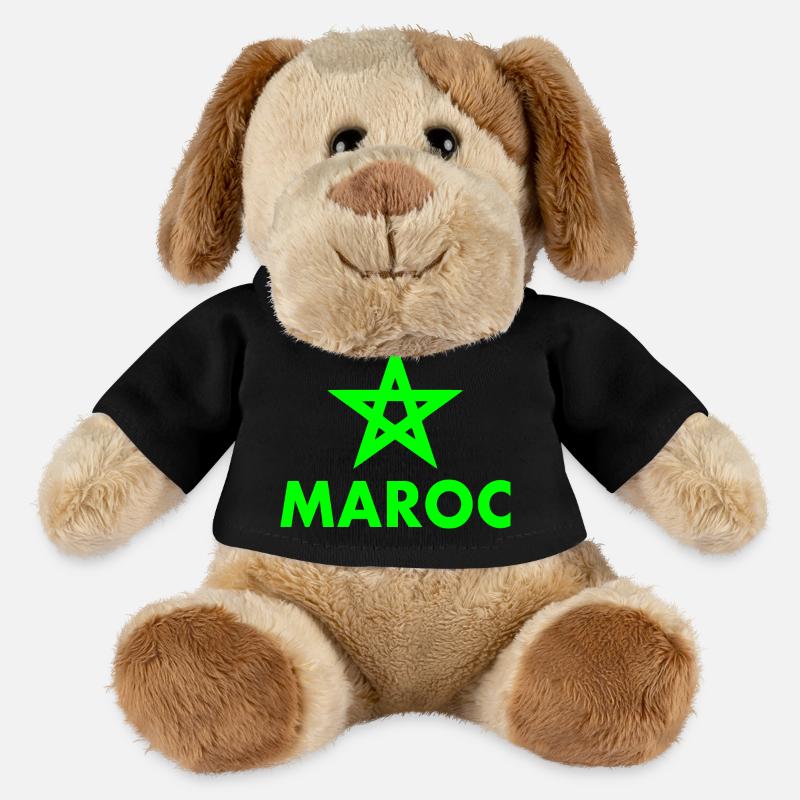 Maroc - Chien en peluche Helge MiniFeet® - noir