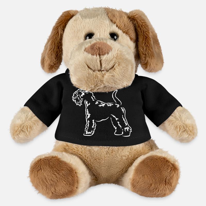 Kerry Blue Terrier "Black Edition" - MiniFeet® Hund Helge - Schwarz