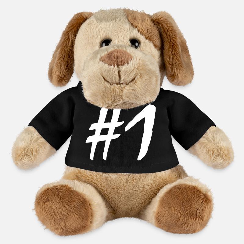 #1 - Chien en peluche Helge MiniFeet® - noir