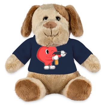 Craft de forage Heart Craftsman - Chien en peluche Helge MiniFeet® - bleu marine - Devant
