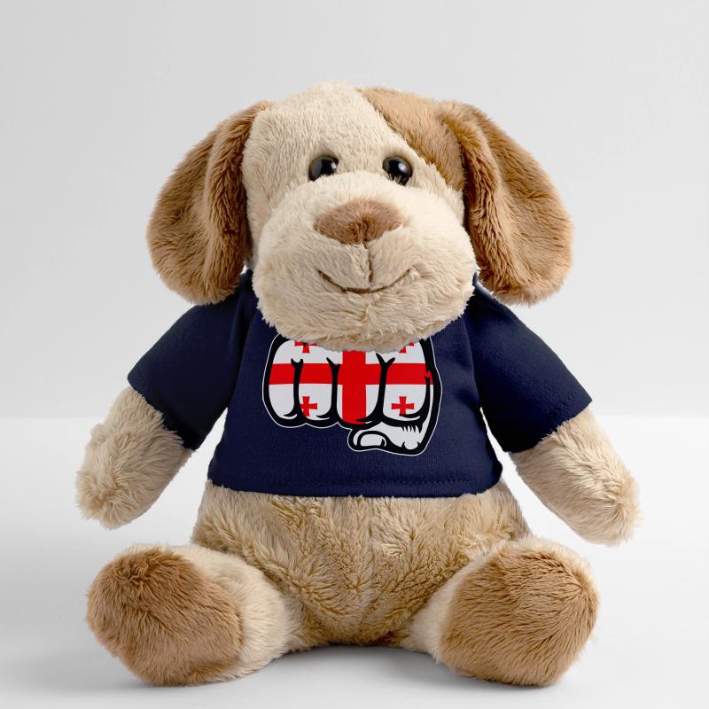 Poing drapeau de Géorgie Chien en peluche Helge MiniFeet®