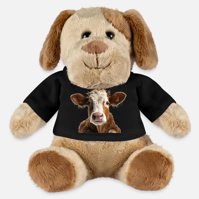 Junges Kuhkalb - MiniFeet® Hund Helge - Schwarz
