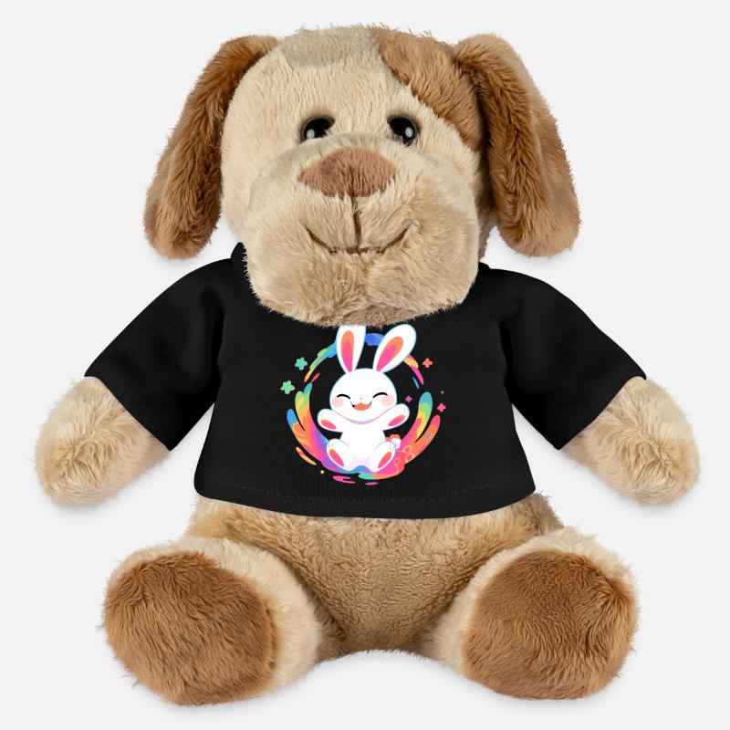 Strahlendes Kaninchen - MiniFeet® Hund Helge - Schwarz
