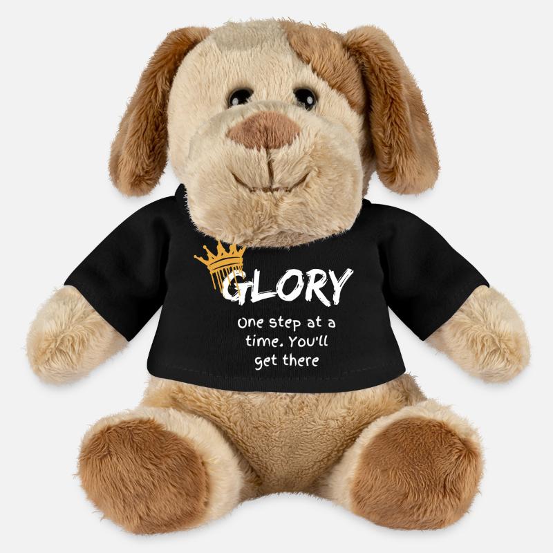 Glory - Chien en peluche Helge MiniFeet® - noir