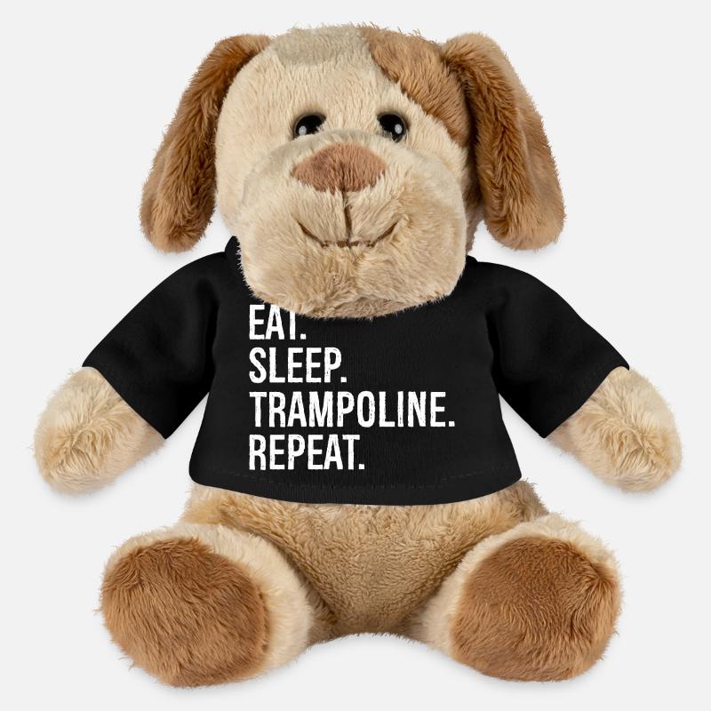 Eat Sleep Trampoline Repeat - MiniFeet® Dog Helge - black