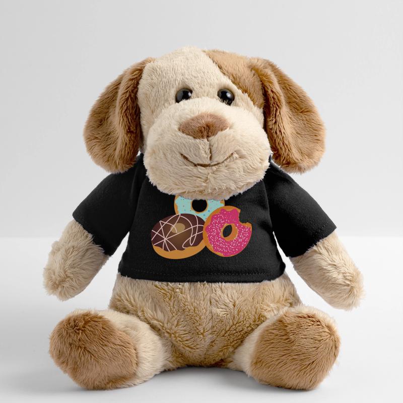 Beignets avec bouchée – Trio sucré avec glaçage et pépites Chien en peluche Helge MiniFeet®