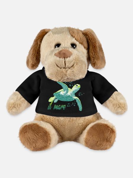 Il mare - Meereschildkröte Ozean - MiniFeet® Hund Helge - Schwarz