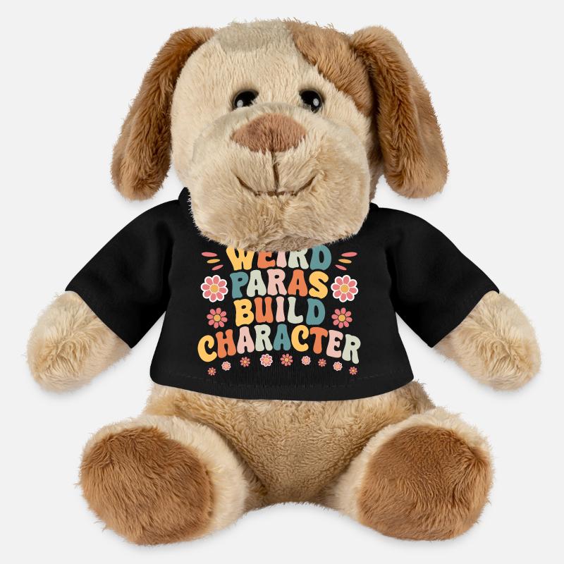 Weird Paras Build Character paraprofessional goose - MiniFeet® Dog Helge - black