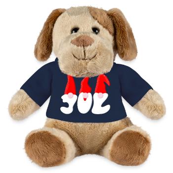 Santa – Christmas - MiniFeet® Dog Helge - french navy - Front