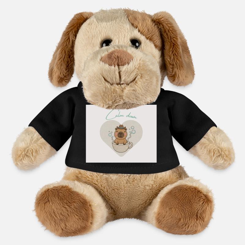 Hamster chillt in Teetasse - MiniFeet® Hund Helge - Schwarz
