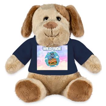 Wild Ride Hippo Burger Patch - MiniFeet® Hund Helge - French Navy - Vorne