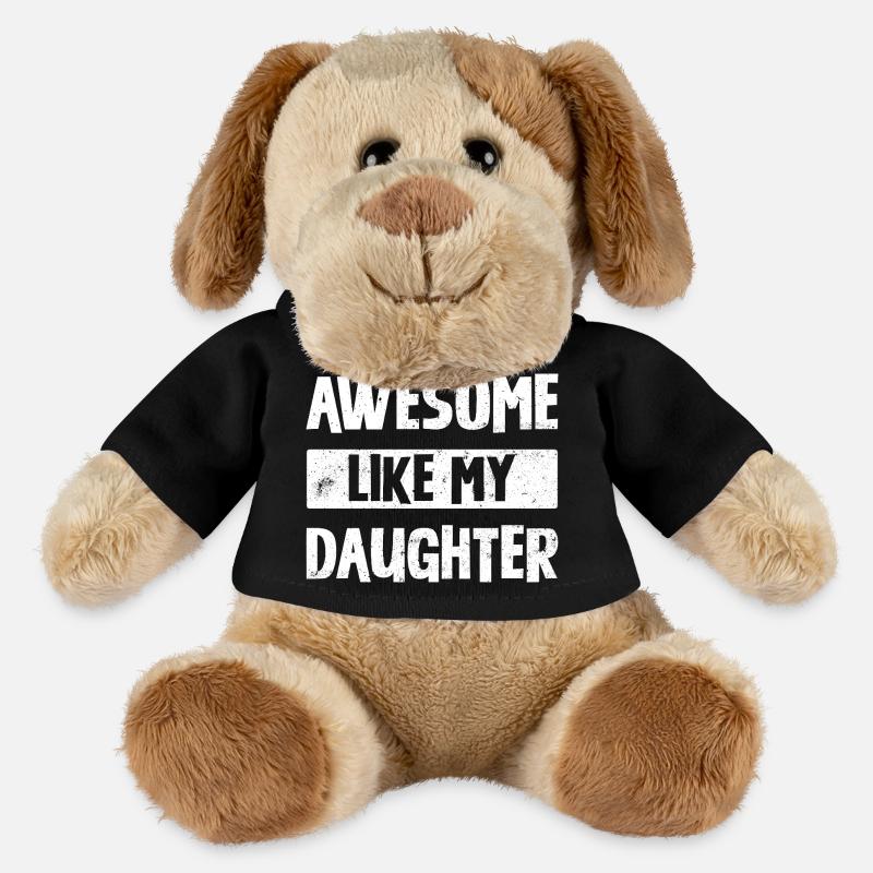 Awesome Like My Daughter - MiniFeet® Hund Helge - Schwarz