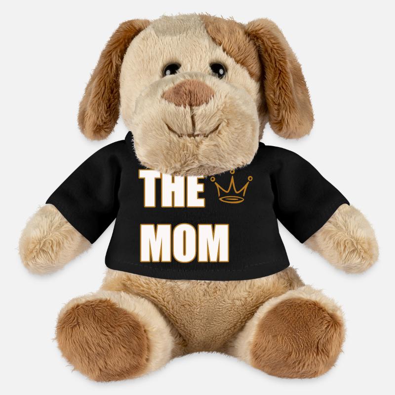 THE MOM – Bold & Proud Mother Statement Design - MiniFeet® Hund Helge - Schwarz