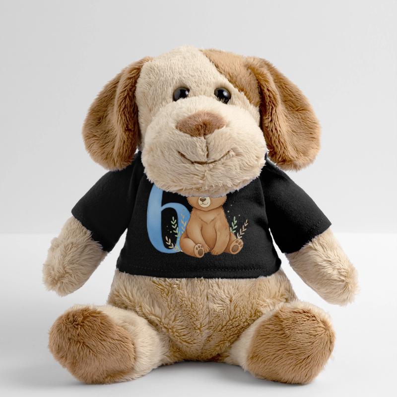 Ours aquarelle avec le numéro 6 Chien en peluche Helge MiniFeet®
