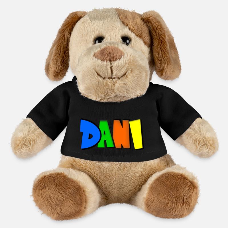 Dani - Chien en peluche Helge MiniFeet® - noir