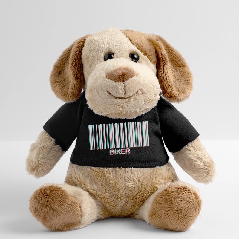 code barre biker white Chien en peluche Helge MiniFeet®