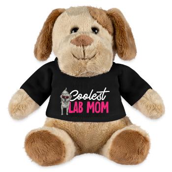 Silver Labrador Retriever Silver Lab - MiniFeet® Dog Helge - black - Front