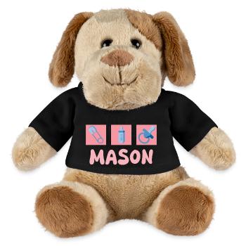 Mason - MiniFeet® Dog Helge - black - Front