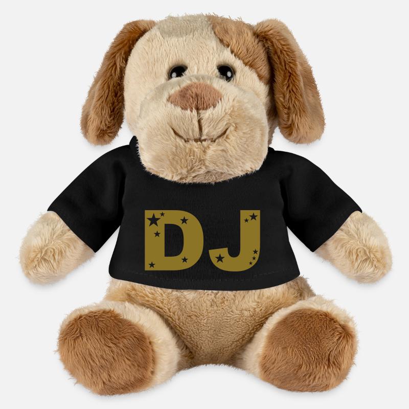 DJ - Chien en peluche Helge MiniFeet® - noir