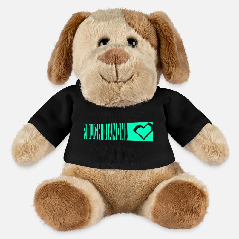 DIAMANT - Chien en peluche Helge MiniFeet® - noir