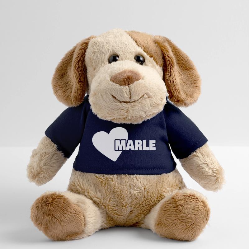 Prénom Marle Chien en peluche Helge MiniFeet®