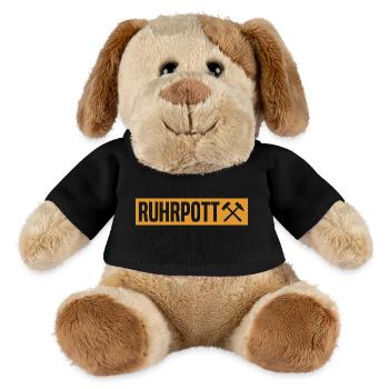 Ruhrpott - Ruhr Pott - Zeche - Zollverein - NRW - MiniFeet® Hund Helge - Schwarz - Vorne